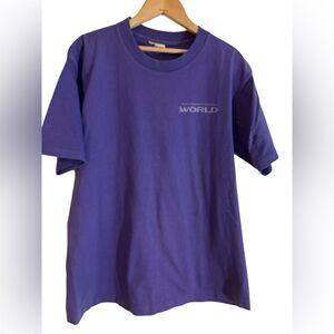 Vintage Vermont Washington World Newspaper T Shirt Size S